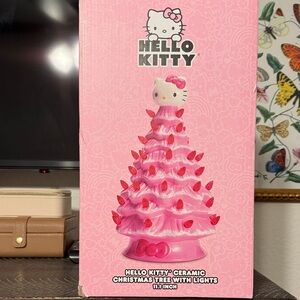 Viral Hello Kitty Pink Ceramic Christmas Tree with Lights